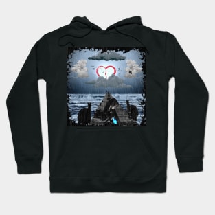 The Butterfly and the Broken Heart - Beauty in the midst of sadness Hoodie